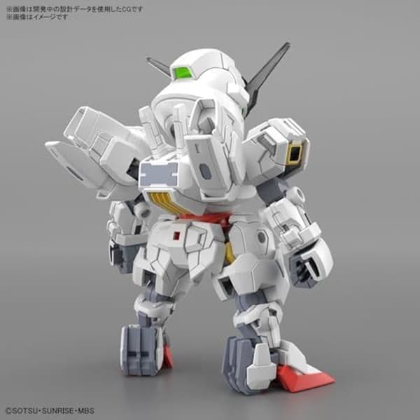 Modellkit - BANDAI - Gundam Caliburn - SD Gundam Cross Silhouette - Regnbågsfärger - Från 6 år