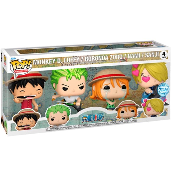 POP pack 4 figures One Piece Exclusive