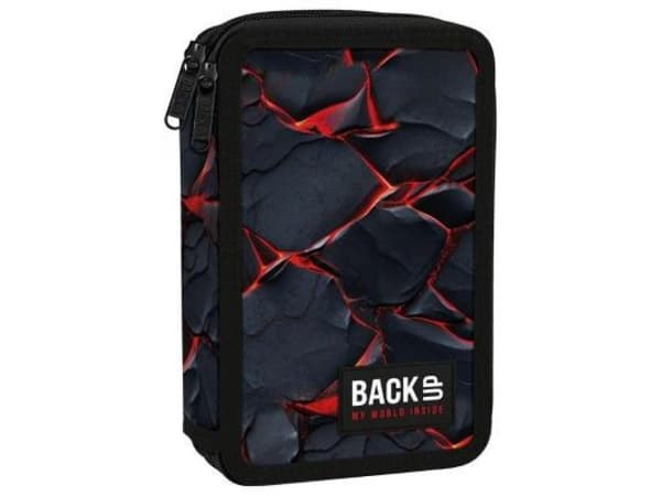 Double pencil case with wyp BackUp 7 DW43 DERFORM