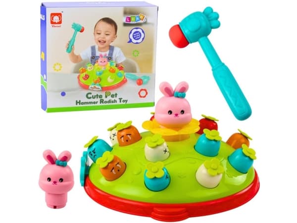 Näppäryyspeli Hit Carrot Hammer Pop-up Rabbit LEAN Lelut