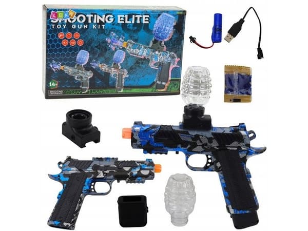 Elektrisk vannballpistol Graffiti blå