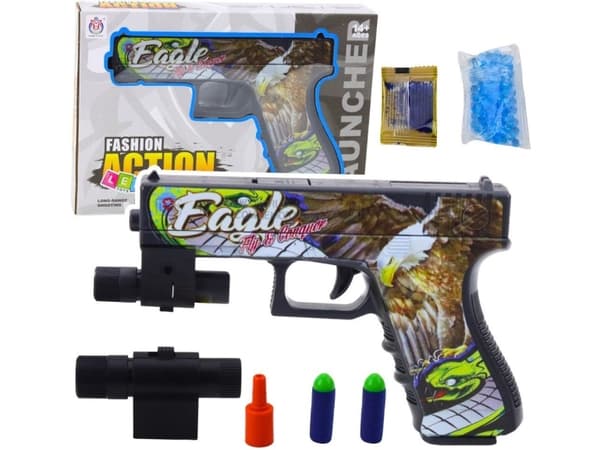 Pistol med kulki wodne fra laserem 24263 54092