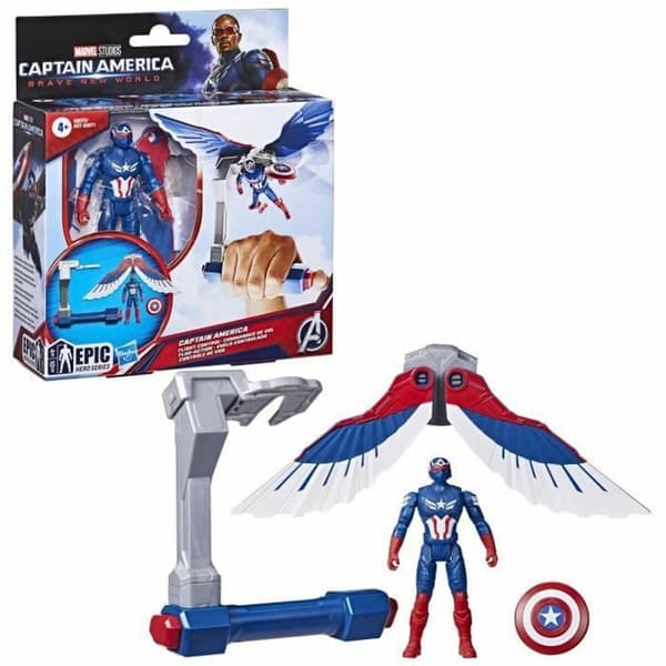 Samlet figur Hasbro Capitán América: Un mundo feliz
