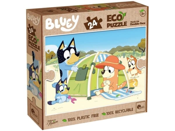 LISCIANI ECO PUZZLE DOUBLE-SIDED BLUEY 24 EL.