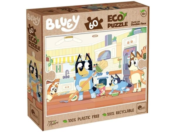 LISCIANI ECO PUZZLE DOUBLE-SIDED BLUEY 60 EL.