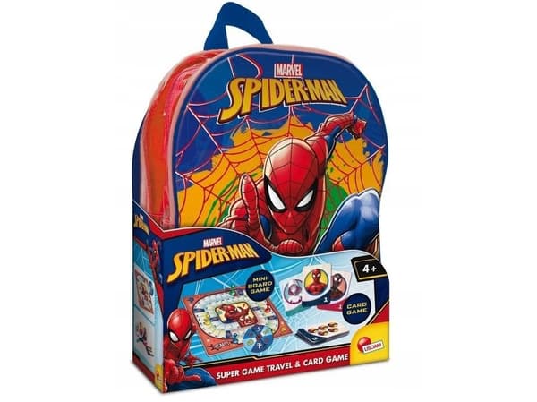 LISCIANI SPIDERMAN BACKPACK WITH GAME AND CARDS