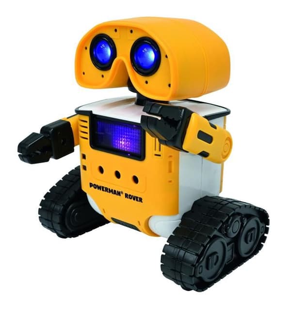 Min multifunktionsrobot med röstväxlare, gestkontroll, musik och ljus