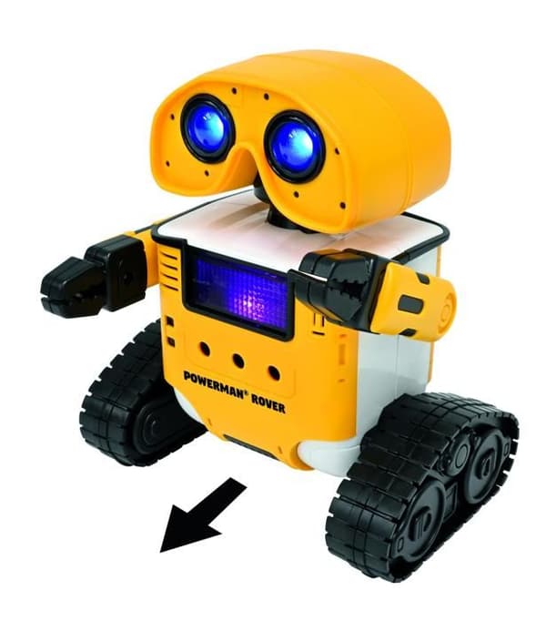 Min multifunktionsrobot med röstväxlare, gestkontroll, musik och ljus