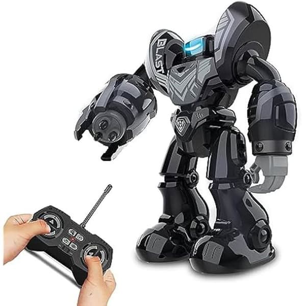 Fjärrstyrd robot - SILVERLIT - Robo Blast - Skjutfunktion - Musik inkluderad - Dansfunktion