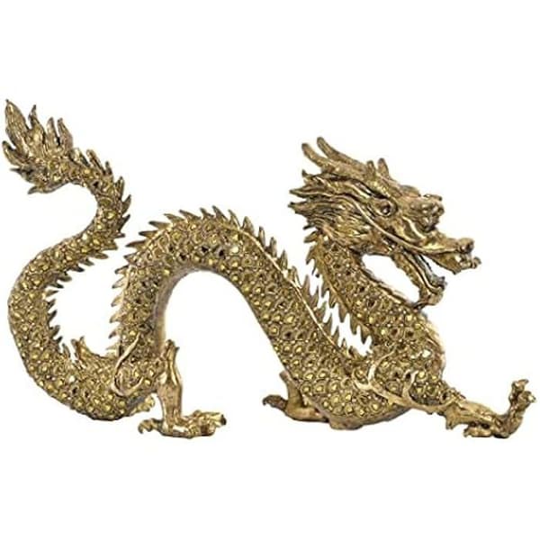 Dekorativ figur - DKD HOME DECOR - DKD Home Decor Dekorativ figur - Harts - Guld - 52x14x32 cm