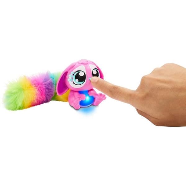 Lil' gleemerz-bebisar - rosa färg - figur 10 cm - avger 25 ljud och lyses upp - Ny