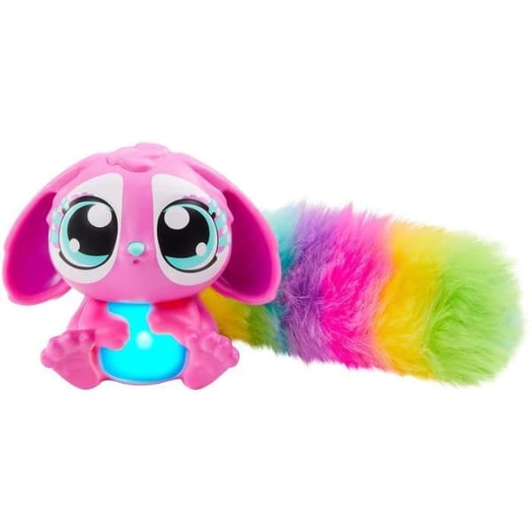 Lil' gleemerz-bebisar - rosa färg - figur 10 cm - avger 25 ljud och lyses upp - Ny