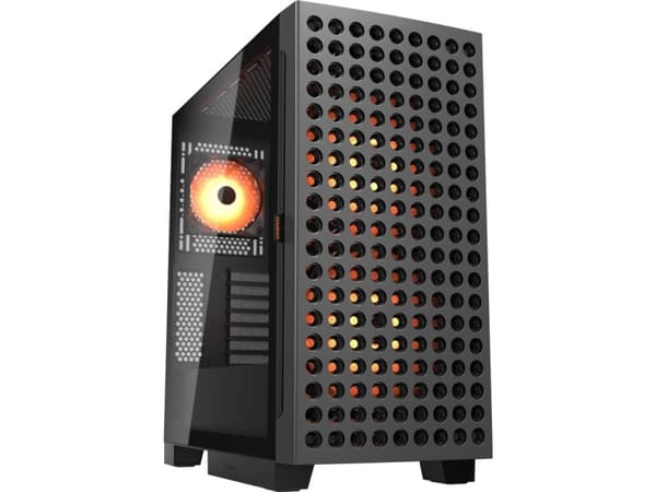 COUGAR AIRFACE ECO RGB PC Case, Mid Tower, Black musta