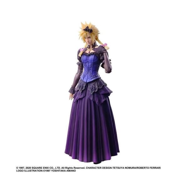 Square-Enix - Final Fantasy VII Remake Play Arts Kai - Figur Figur Cloud Strife Klädd Ver. 28 cm
