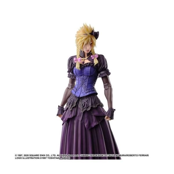 Square-Enix - Final Fantasy VII Remake Play Arts Kai - Figur Figur Cloud Strife Klädd Ver. 28 cm