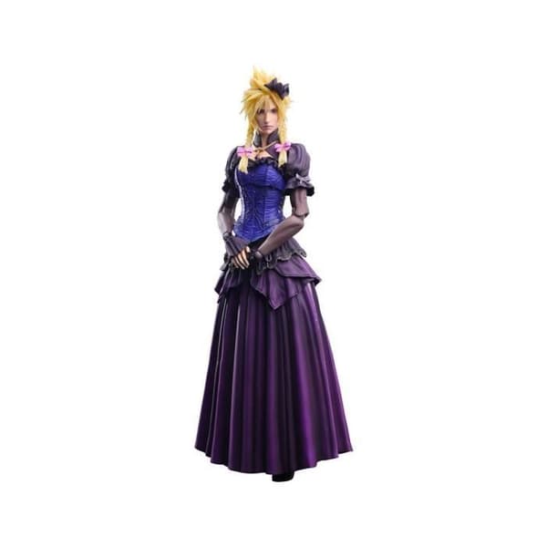 Square-Enix - Final Fantasy VII Remake Play Arts Kai - Figur Figur Cloud Strife Klädd Ver. 28 cm