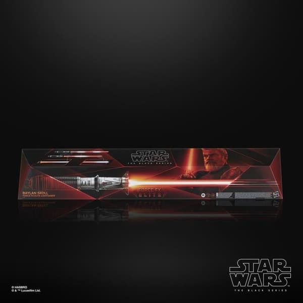 Laserljusabborre Baylan Skoll, Force FX Elite med LED och premium ljudeffekter, från 14 år, Star Wars The Black Se