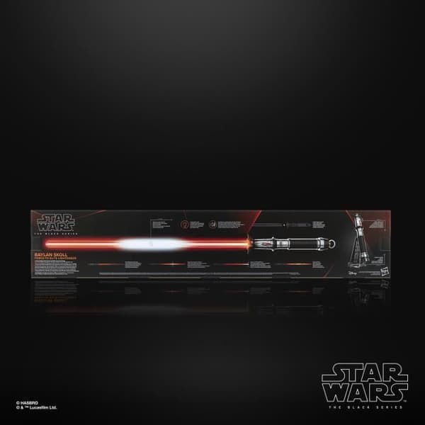 Laserljusabborre Baylan Skoll, Force FX Elite med LED och premium ljudeffekter, från 14 år, Star Wars The Black Se