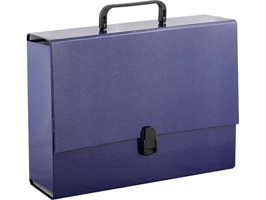Tadeo Trading Folder med håndtak A4 10cm koboltblå
