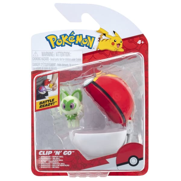 Pokemon Clip n Go Sprigatito + Repeat