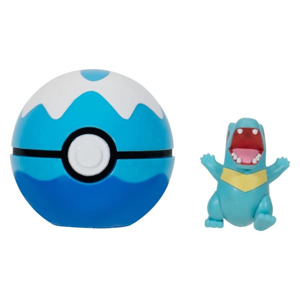Pokemon Clip n Go Totodile + Dive Ball