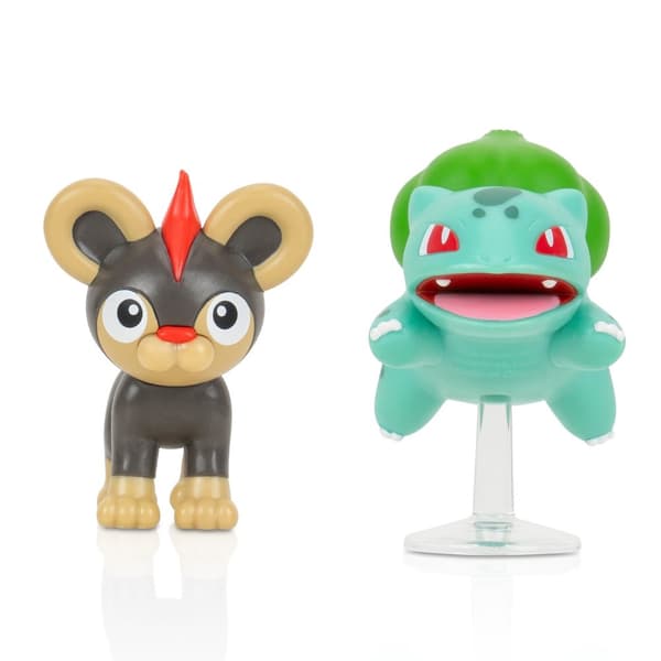 Pokemon Battle Figure Pack Litleo + Bulbasaur