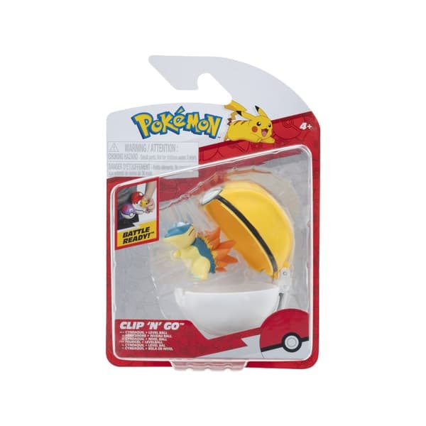 Pokemon Clip n Go Cyndaquil + Level Ball