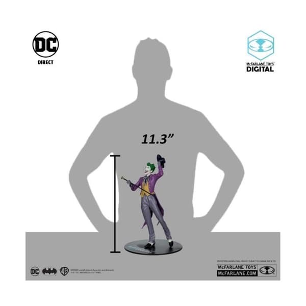 McFarlane Toys - DC Direct - Statuett 1/6 The Joker av Jason Fabok (McFarlane Digital) 29 cm