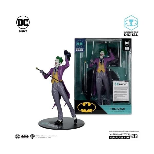 McFarlane Toys - DC Direct - Statuett 1/6 The Joker av Jason Fabok (McFarlane Digital) 29 cm