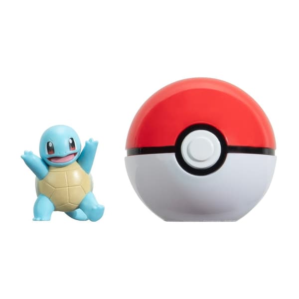 Pokemon Clip n Go Squirtle + Poke Ball