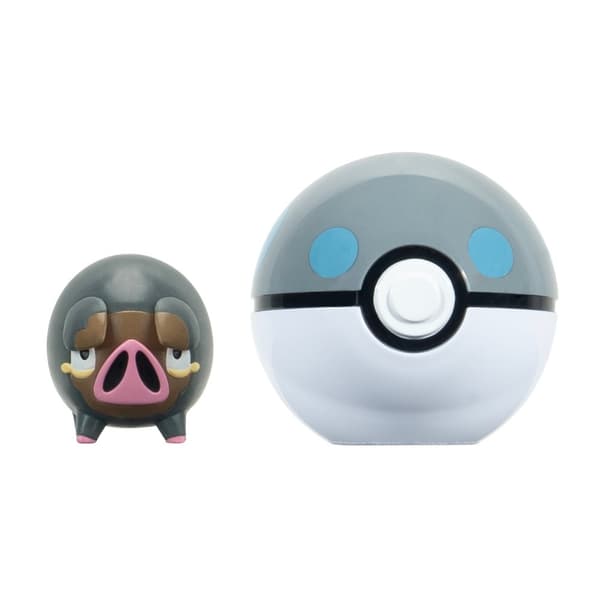 Pokemon Clip n Go Lechonk + Heavy Ball