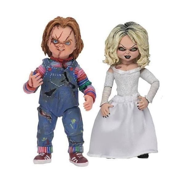 CHUCKY: Ultimate Chucky och Tiffany Action Figur 2-pack - 10 cm