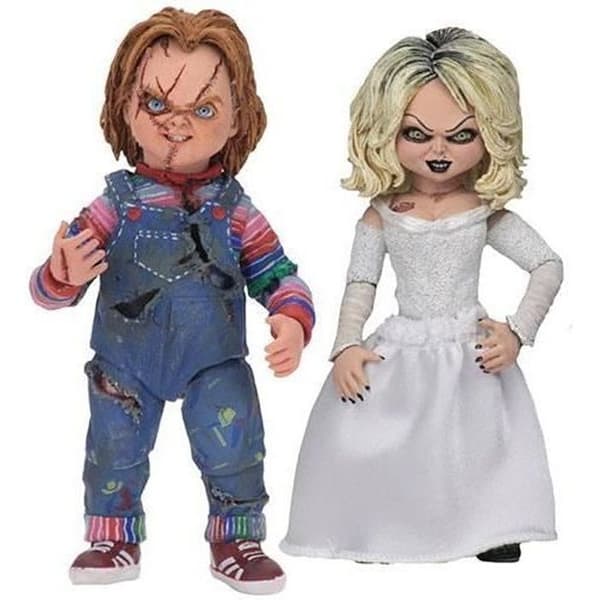 CHUCKY: Ultimate Chucky och Tiffany Action Figur 2-pack - 10 cm