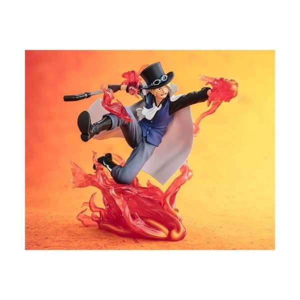 Bandai Tamashii Nations - One Piece - Statuett Figuarts ZERO Extra Battle Sabo Fire Fist Rook Check 19 cm