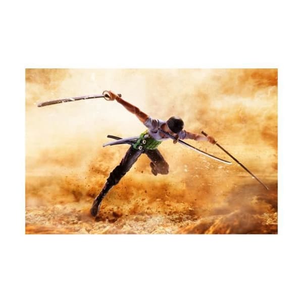 Bandai Tamashii Nations - One Piece - Figurine S.H.Figuarts Roronoa Zoro Romance Dawn Ver. 15 cm