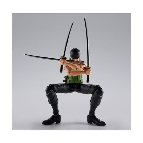 Bandai Tamashii Nations - One Piece - Figurine S.H.Figuarts Roronoa Zoro Romance Dawn Ver. 15 cm