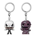 Miniatyrbild 2 av 2: Pocket POP pack 2 keychain Disney Nightmare Before Christmas Jack &#38; Oogie Boogie
