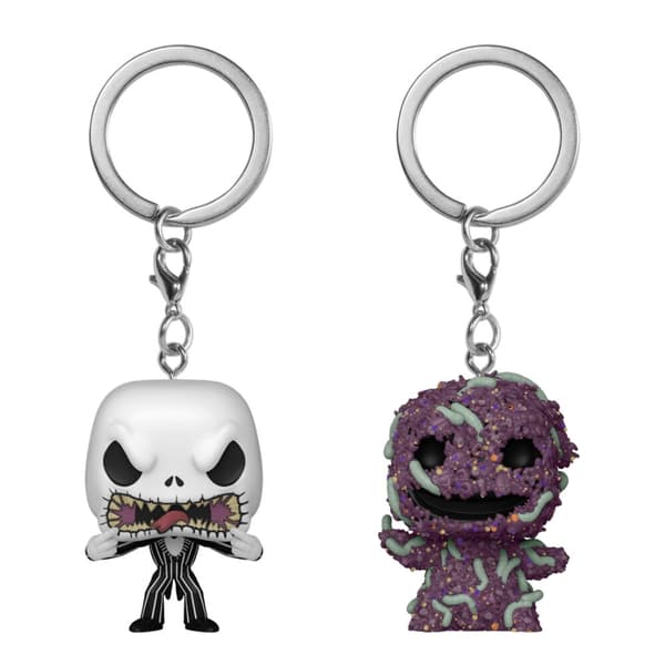 Pocket POP pack 2 keychain Disney Nightmare Before Christmas Jack &#38; Oogie Boogie