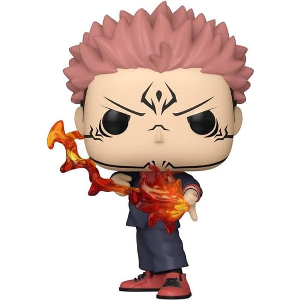 Figur Figuur Jujutsu Kaisen - Sukuna med Eldpil - Pop 10 cm