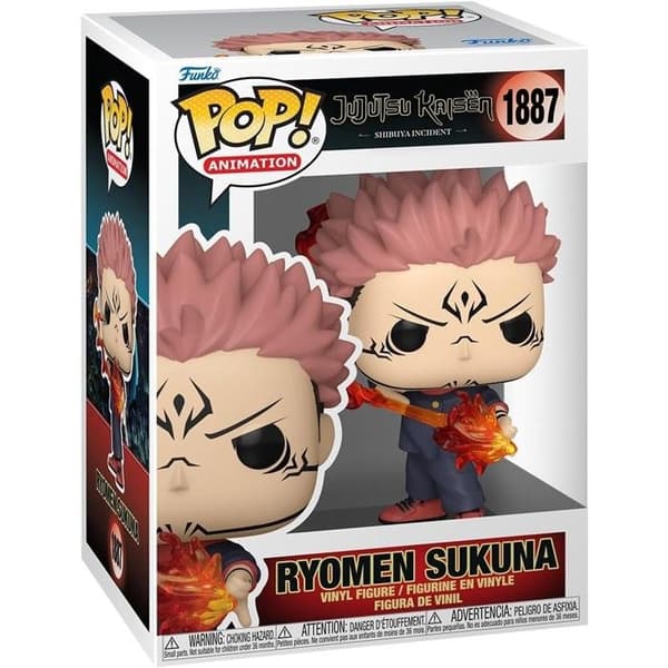 Figur Figuur Jujutsu Kaisen - Sukuna med Eldpil - Pop 10 cm