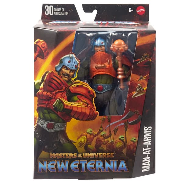 Masters of the Universe New Eternia Man-At-Arms figure 17cm