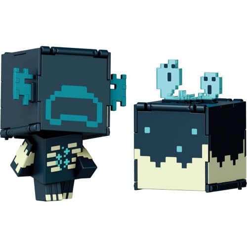 Minecraft - Mob Head Minis Flipping Figs - Warden & Sculk Catalyst