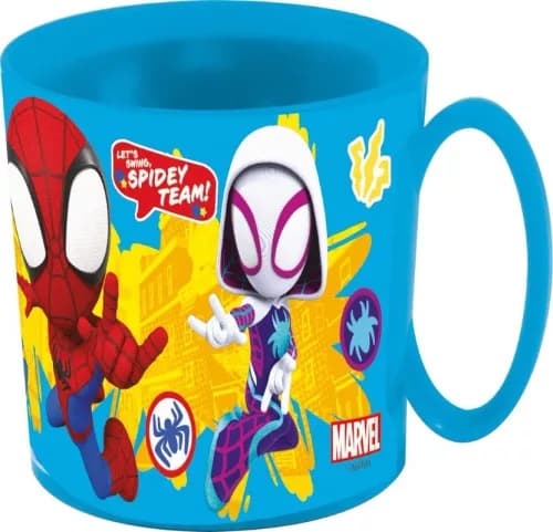 Spiderman 15064 Spidey Micro Kopp Mugg med handtag 350ml Ljusblå