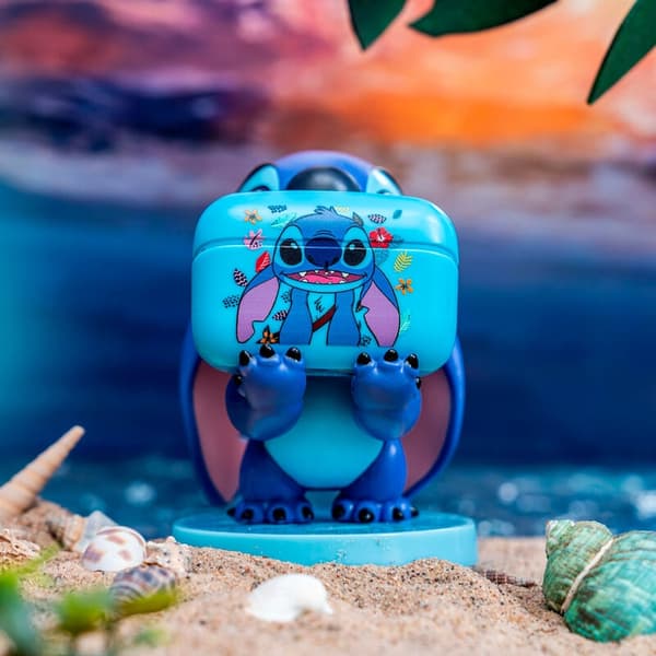 Disney Stitch Wireless Headphones & mini cable guy