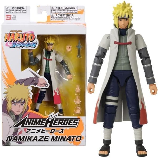 Namikaze Minato figur - Naruto Shippuden - Anime Heroes 17 cm - Bandai