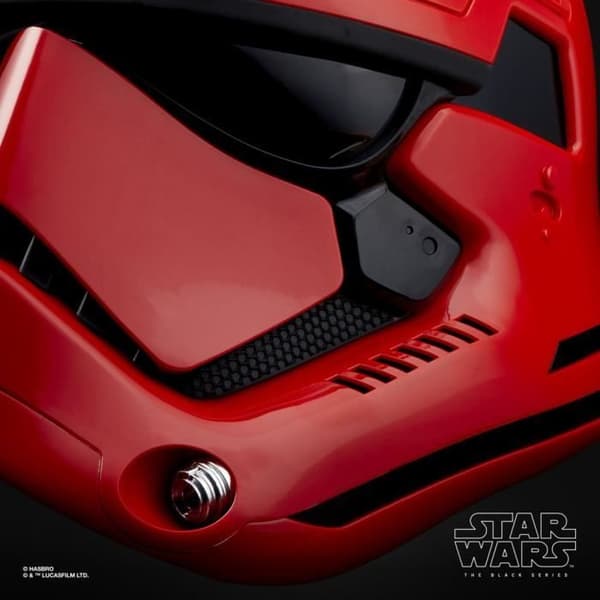 Star Wars Captain Cardinal cosplay elektronisk hjälm