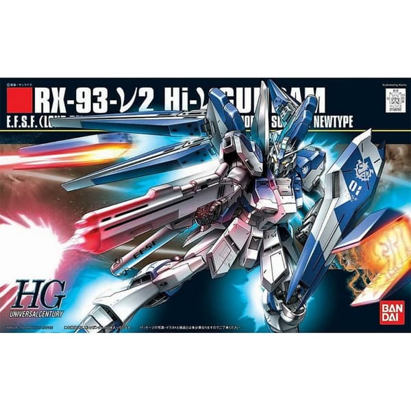 Samlingsfigurer Bandai 1/144 RX-93-V2 HI NU GUNDAM BL