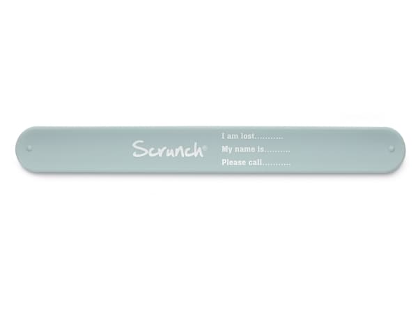 Scrunch-wristband - lyseblå
