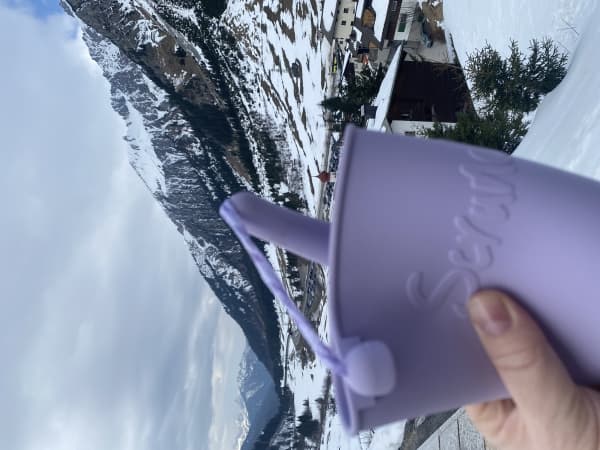 Scrunch ämpäri - pölyinen vaalea violetti