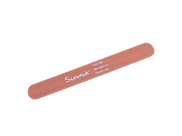 Scrunch-wristband - koral